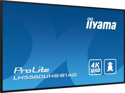 iiyama PROLITE Digitaal A-kaart 139,7 cm (55\") LED Wifi 500 cd/m² 4K Ultra HD Zwart Type processor Android 11 24/7