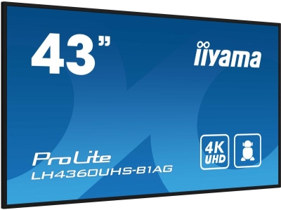 iiyama PROLITE Digitaal A-kaart 108 cm (42.5\") LED Wifi 500 cd/m² 4K Ultra HD Zwart Type processor Android 11 24/7