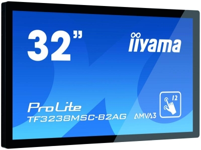 iiyama TF3238MSC-B2AG beeldkrant 80 cm (31.5\") LED Full HD Touchscreen Interactief flatscreen Zwart