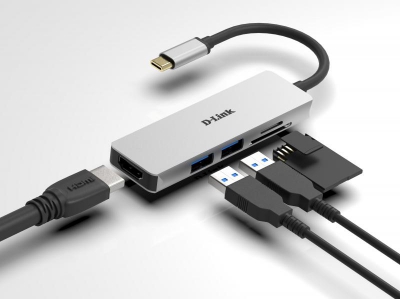 5-in-1 USB-C Hub-HDMI /SD/microSD reader