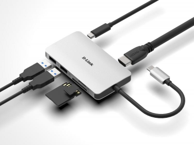 6-in-1 USB-C Hub-HDMI/Card Reader