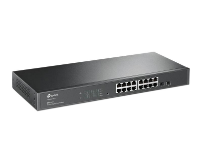 TP-LINK T1600G-18TS netwerk-switch Managed L2/L3/L4 Gigabit Ethernet (10/100/1000) Zwart 1U