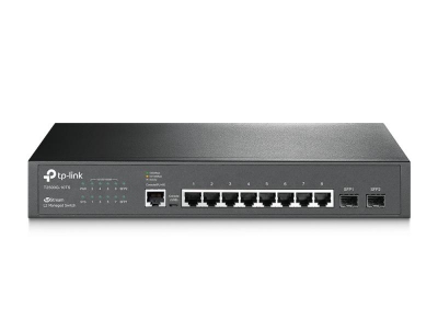 TP-LINK T2500G-10TS netwerk-switch Managed L2/L3/L4 Gigabit Ethernet (10/100/1000) Zwart 1U